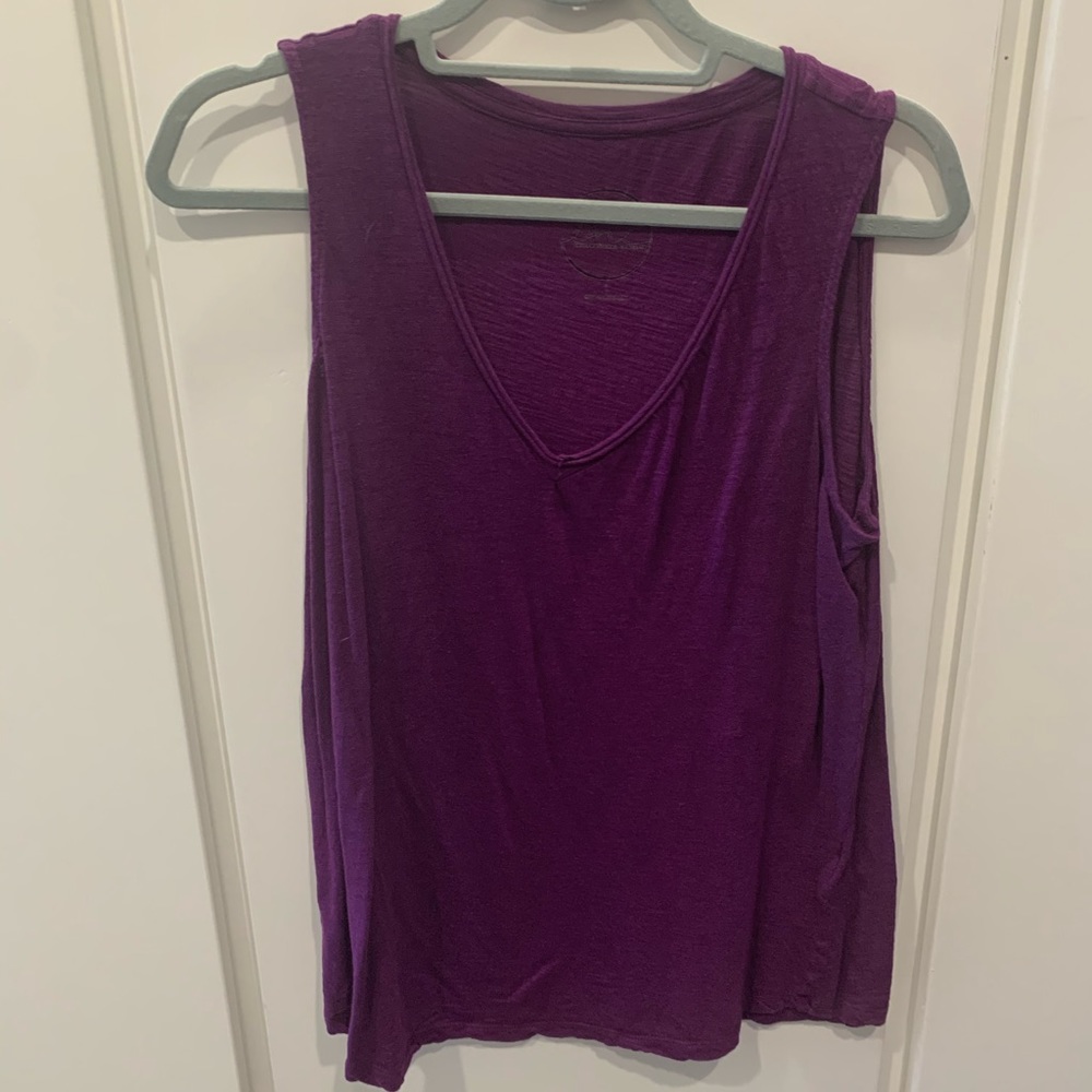 Purple tank top